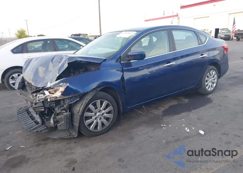 2016 Nissan Sentra Fe+ S/S/Sl/Sr/Sv z USA, uszkodzony, nr VIN 3N1AB7AP5GY216450